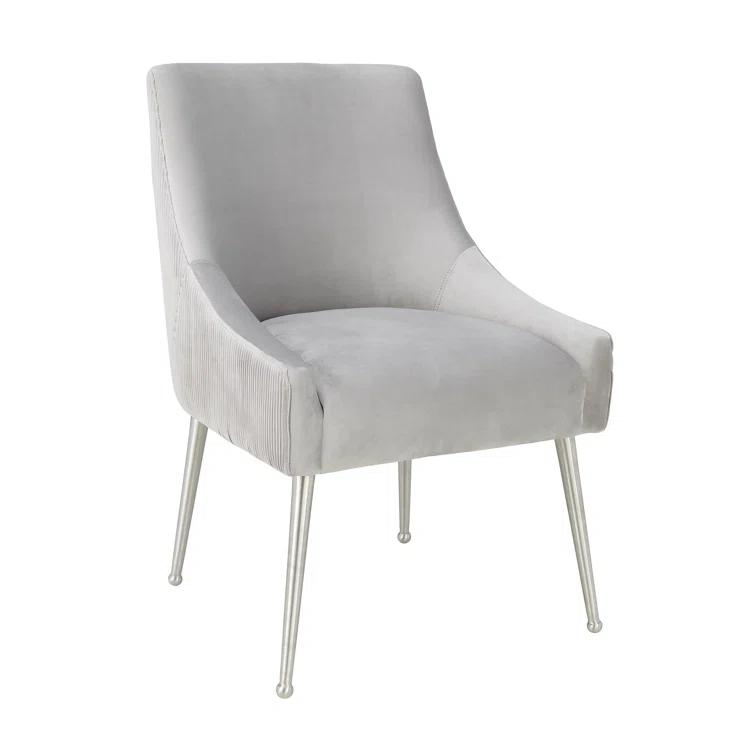 Beatrix 19'' H Velvet Upholstered Side Chair