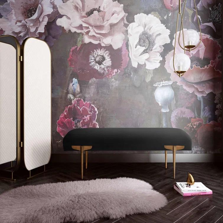 Amplitude 54" Velvet Bench
