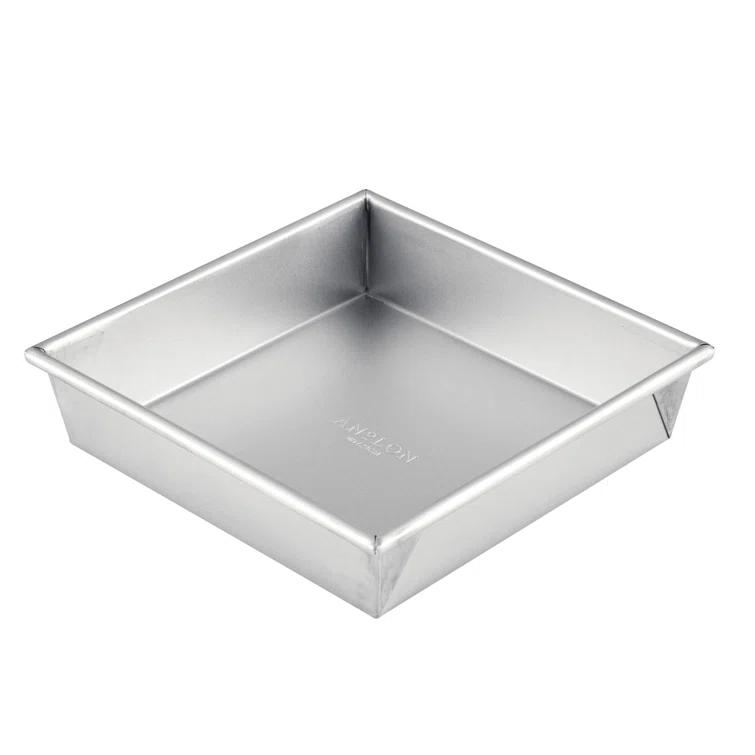 Anolon Pro-Bake Bakeware Aluminized Steel Baking Pan Set, 6-Piece, Silver