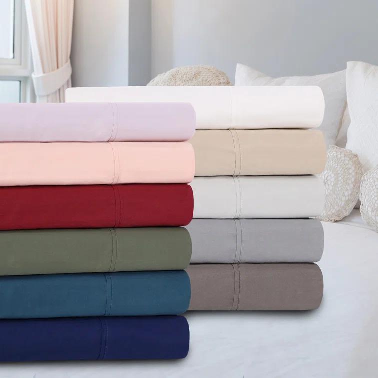 Percale Cotton Woven 300 Thread Count Sheet Set