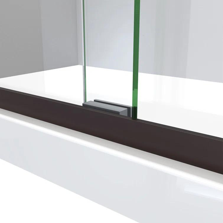 Charisma-X 44" W x 76'' H Bypass Semi-Frameless Shower Door with ClearMax Glass Treatment Technology