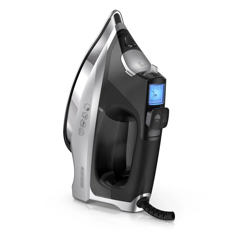 BLACK+DECKER Allure Digital Professional Steam Iron, D3060, 30% More Steam, Percison Tip, Stianless Steel Soleplate, Vertical Steam Fuction