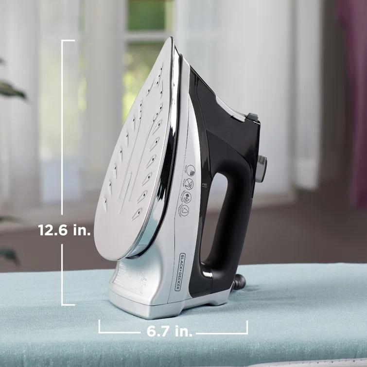 BLACK+DECKER Allure Digital Professional Steam Iron, D3060, 30% More Steam, Percison Tip, Stianless Steel Soleplate, Vertical Steam Fuction