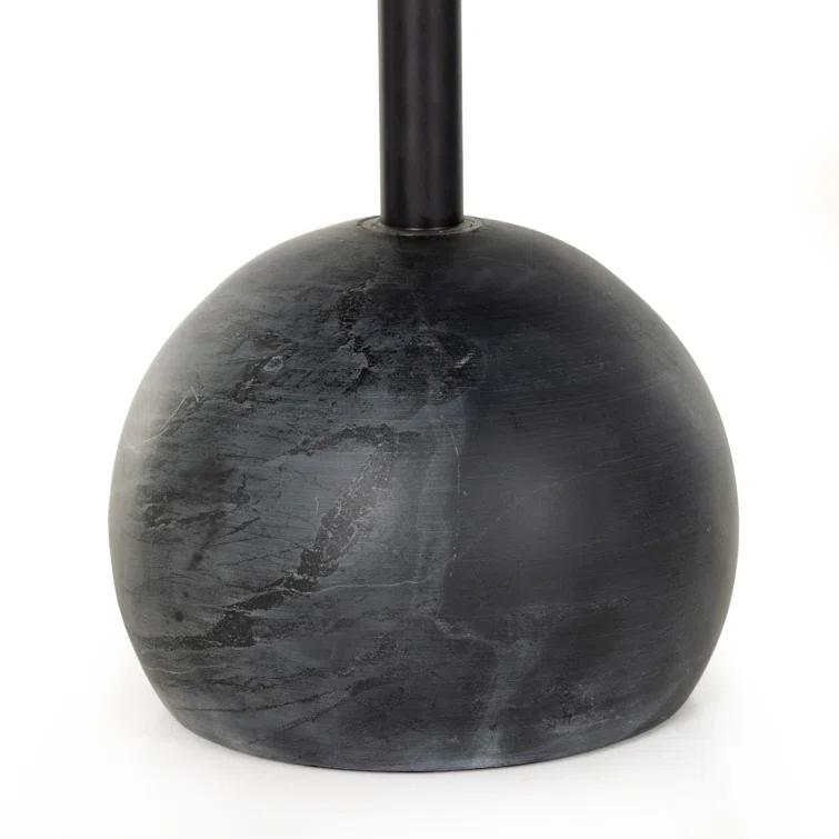 Nicholas Side Table - Black Marble