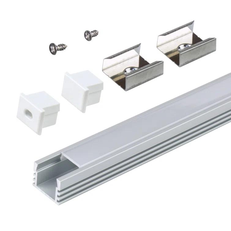 Armacost Lighting Accessory Packs for LED Tape Light Mounting Channels, Deep Surface, Grey 960004
