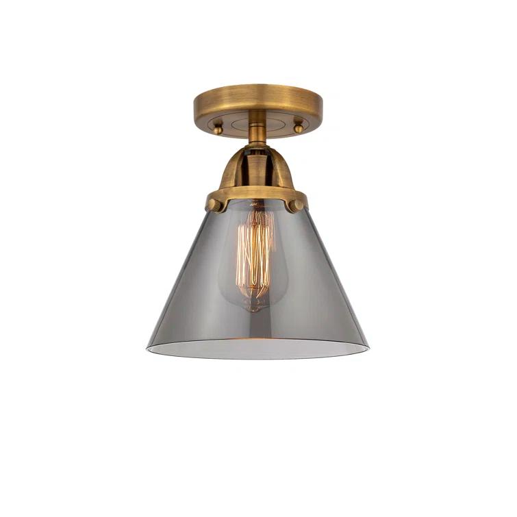 Glass Semi Flush Mount