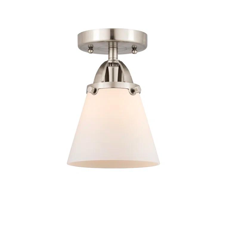 Glass Semi Flush Mount