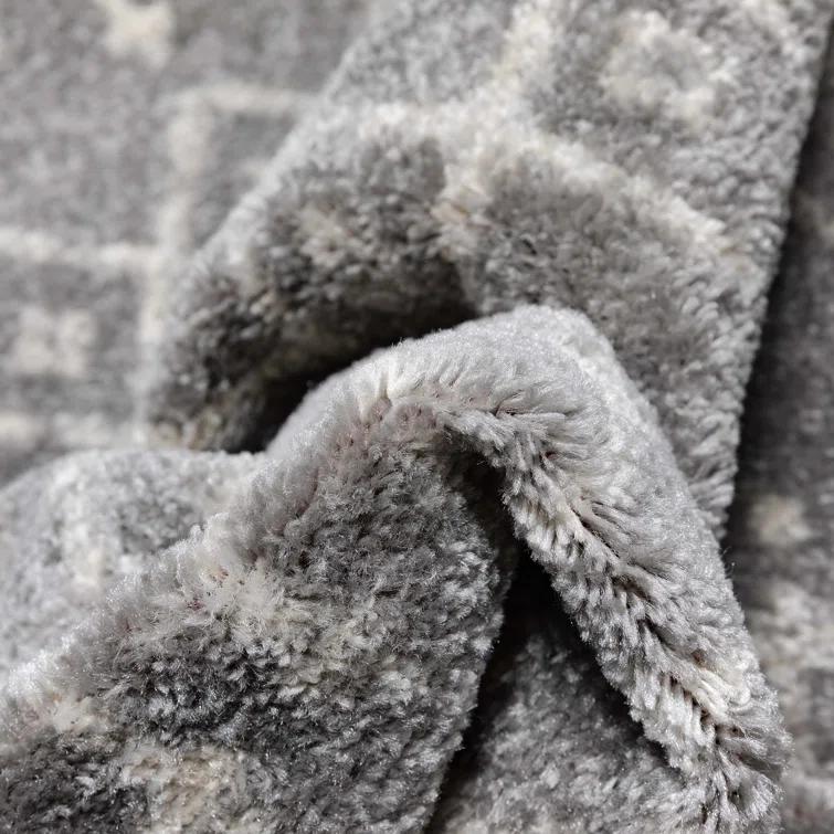 Mystic Colette Moroccan Trellis Grey Area Rug
