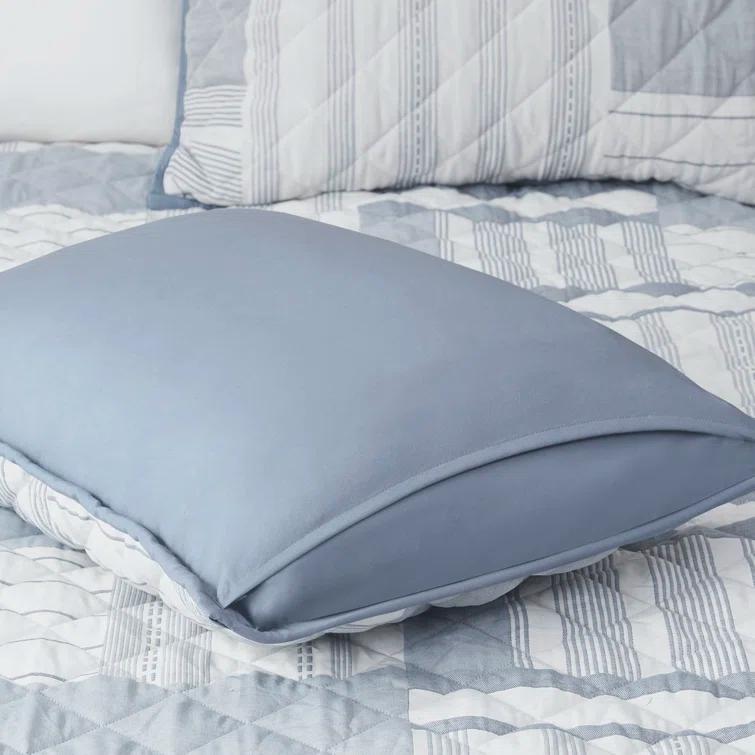 Madison Park Graham 3 Piece Quilted Patchwork Quilt Set