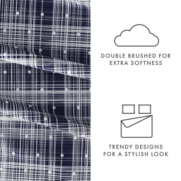 IEnjoy Home Simply Soft™ Polka Dots Microfiber Sheet Set & Reviews | Wayfair