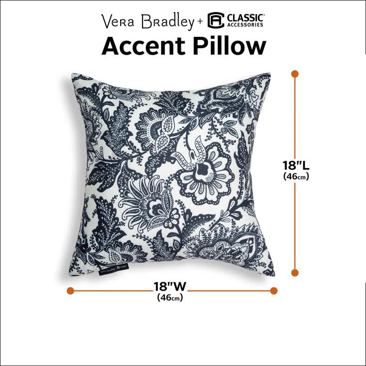 Vera Bradley Island Outdoor Square Pillow Cover & Insert