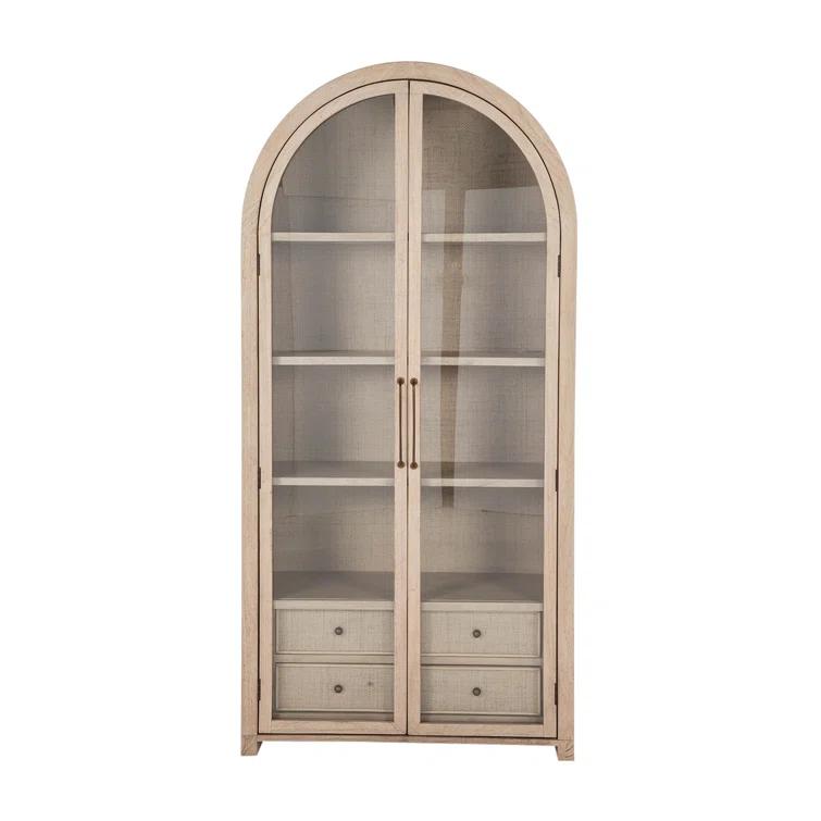 Gabby Elsa Solid Wood Accent Cabinet