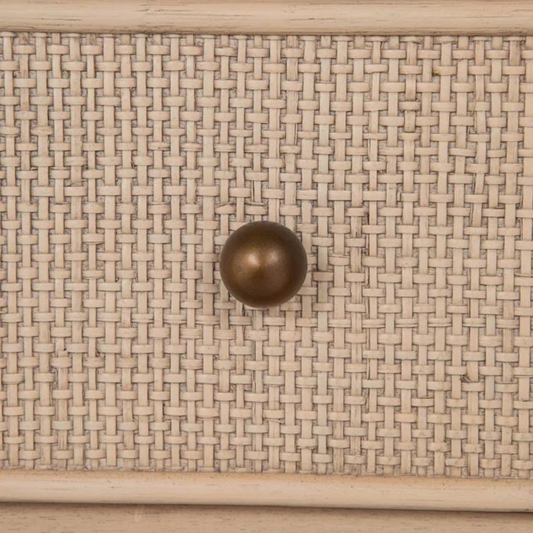 Gabby Elsa Solid Wood Accent Cabinet