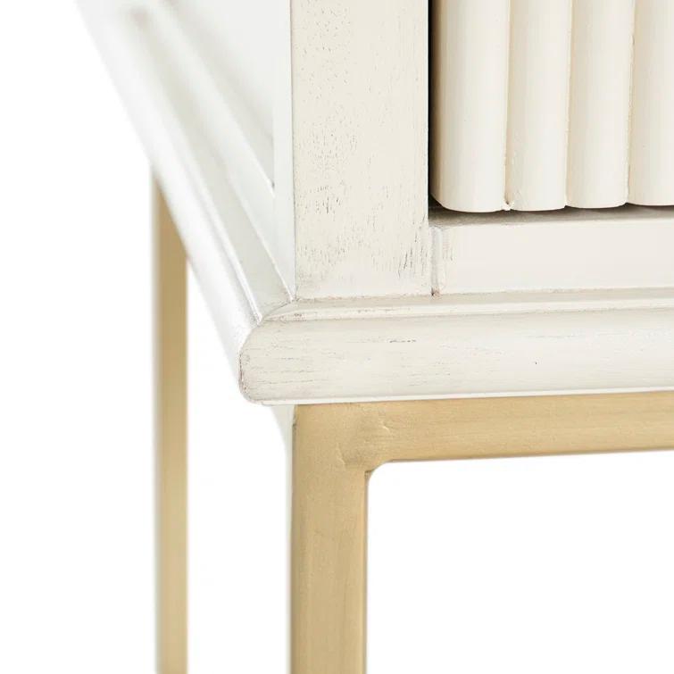 Gabby Riggs 38'' W Metal Nightstand