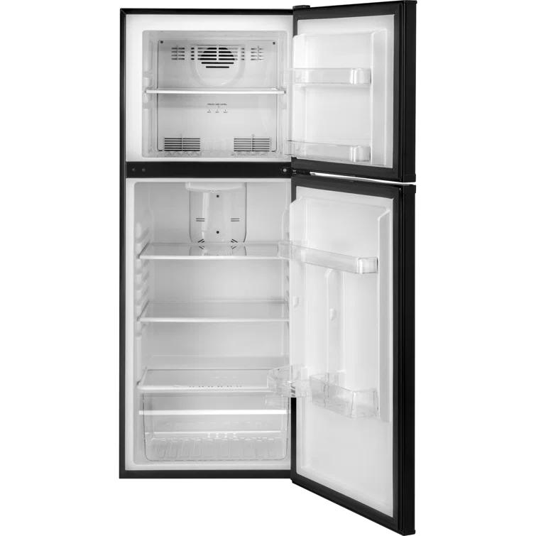 Haier Haier 24" 9.8 Cubic Feet Smudge-Resistant Top Freezer Refrigerator HA10TG21SB