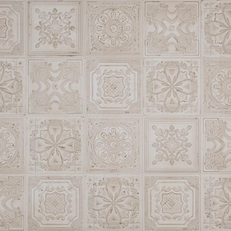 Fitz 8" x 8" Ceramic Patterned Wall Tile