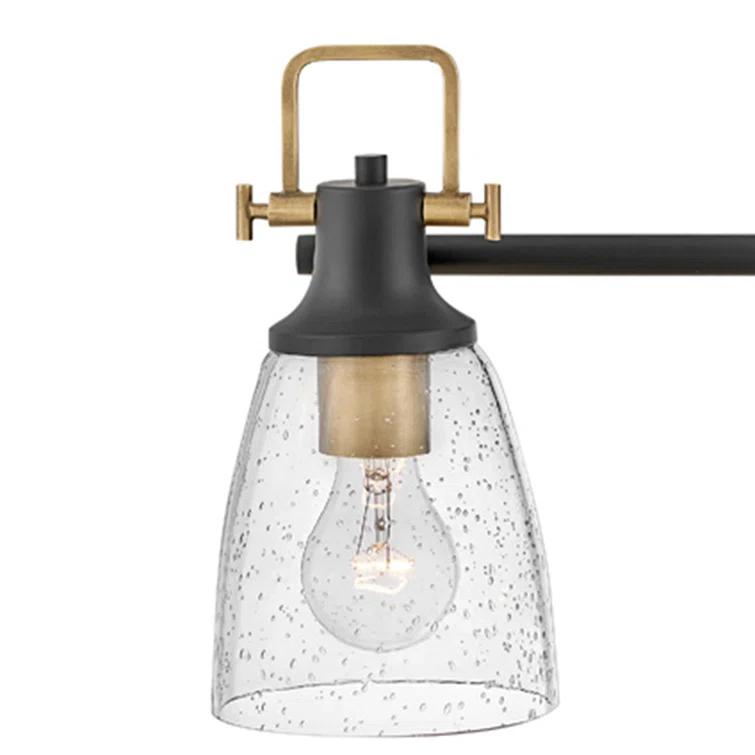 Easton 3-Light Dimmable Black Vanity light