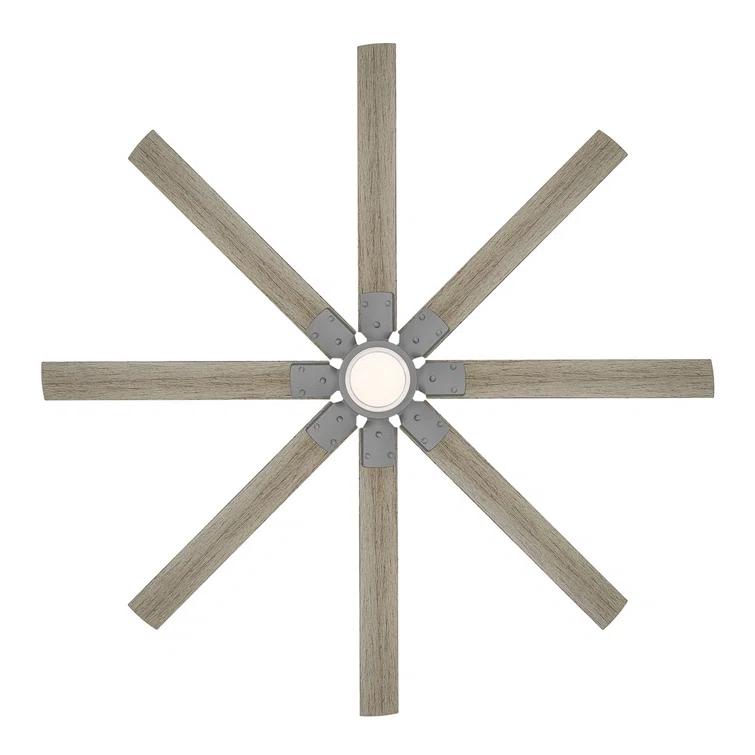 Renegade 8 - Blade Outdoor / Indoor Smart Ceiling Fan with Remote Control and LED Light Kit Included