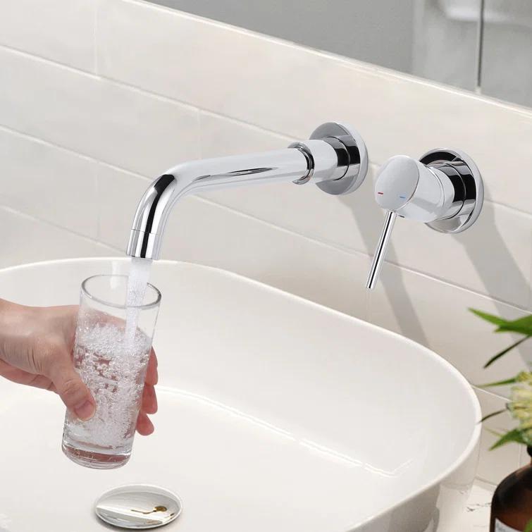 Wall Mounted Optional Single-handle Bathroom Faucet