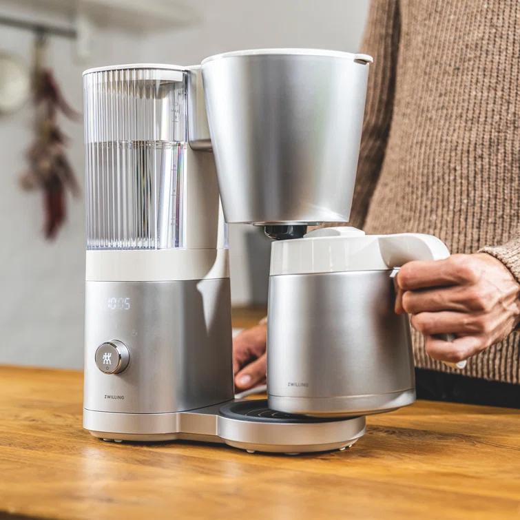ZWILLING Enfinigy Drip Coffee Maker with Thermo Carafe 10 Cup, Awarded the SCA Golden Cup Standard