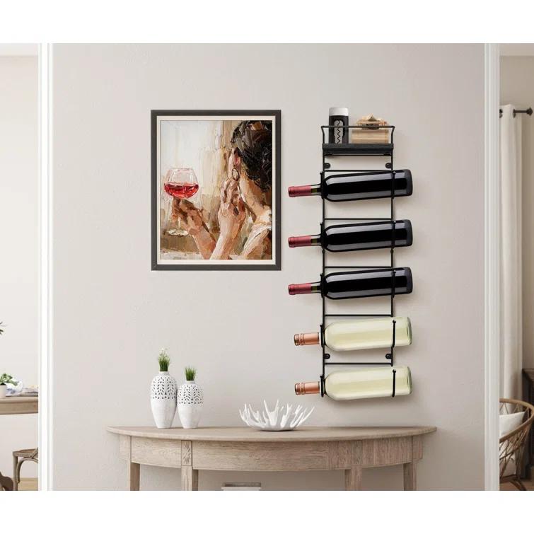 Sorbus 5-Tier Wall Mounted Metal Towel Rack with Shelf