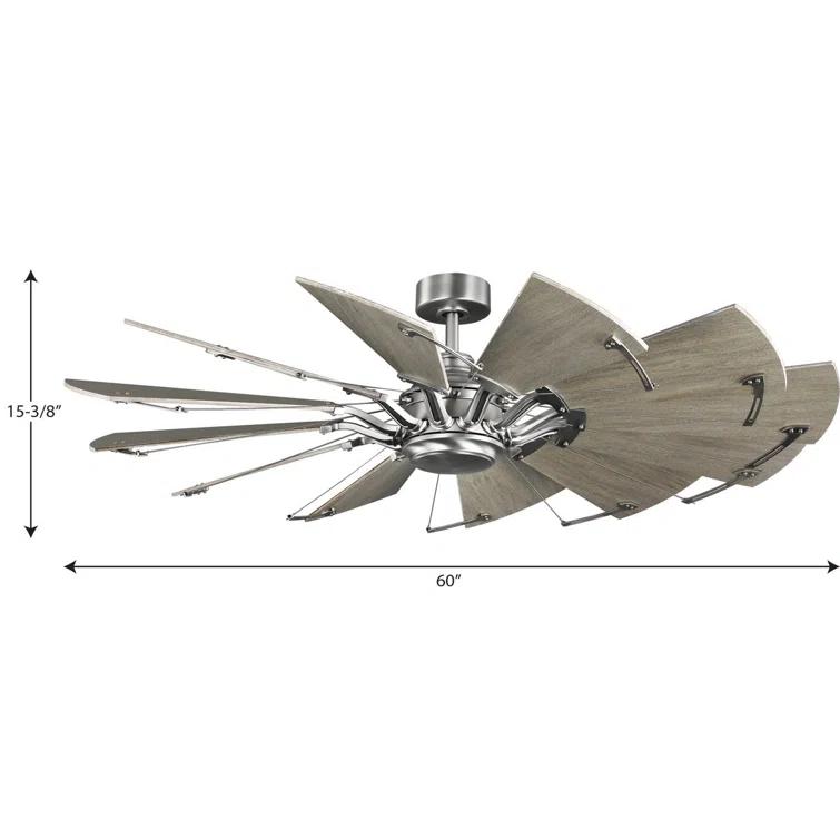 17 Stories Armando 60'' Ceiling Fan