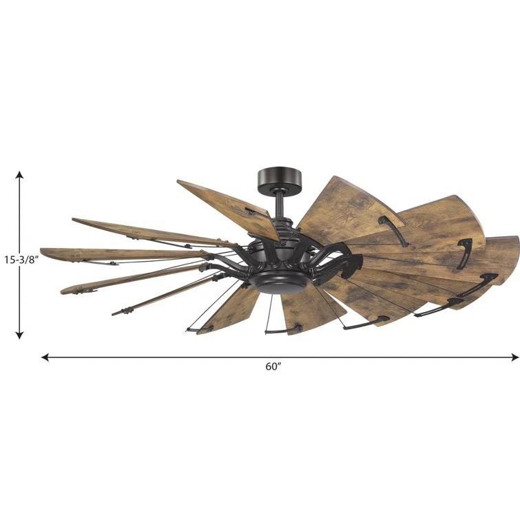 17 Stories Armando 60'' Ceiling Fan