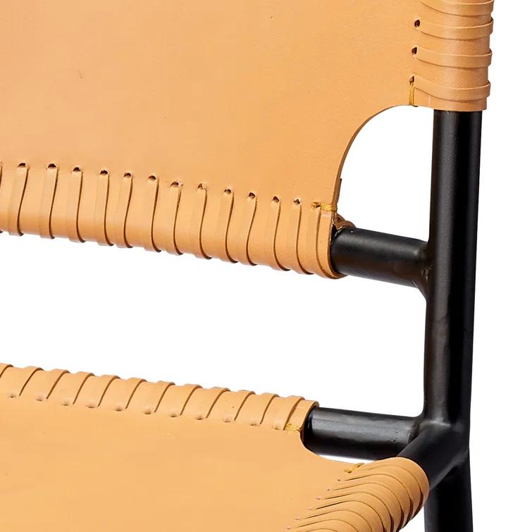 Asher Leather Upholstered Side Chair