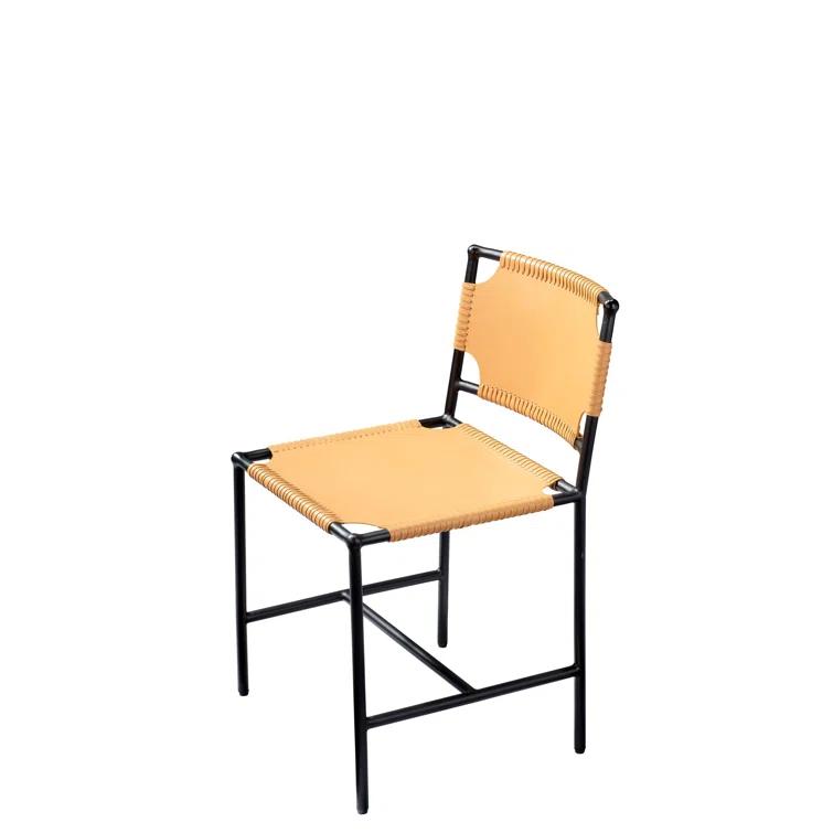 Asher Leather Upholstered Side Chair