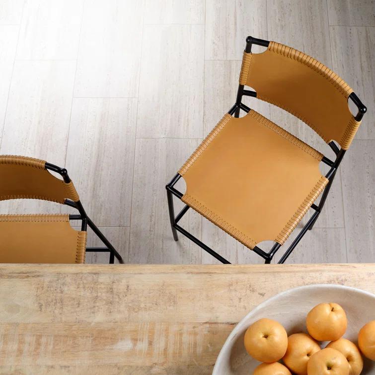 Asher Leather Upholstered Side Chair