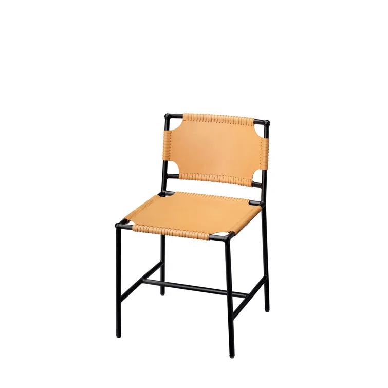 Asher Leather Upholstered Side Chair