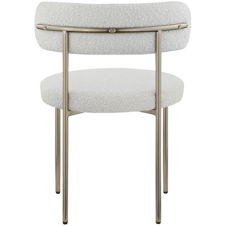 Sherwood Solid Back Boucle Side Chair