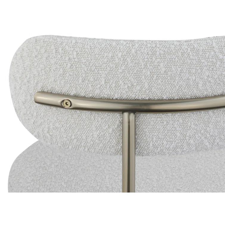 Sherwood Solid Back Boucle Side Chair