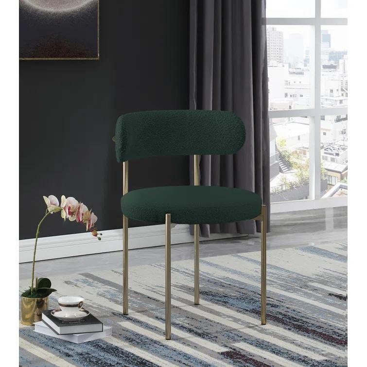 Sherwood Solid Back Boucle Side Chair