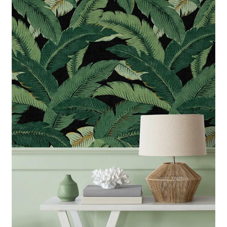 Tommy Bahama Swaying Palms 18' L x 20.5" W Peel & Stick Wallpaper Roll