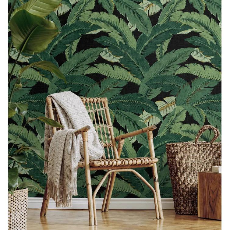 Tommy Bahama Swaying Palms 18' L x 20.5" W Peel & Stick Wallpaper Roll