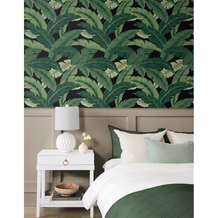 Tommy Bahama Swaying Palms 18' L x 20.5" W Peel & Stick Wallpaper Roll