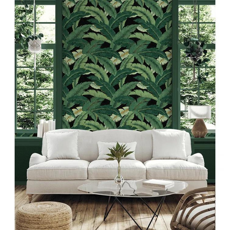 Tommy Bahama Swaying Palms 18' L x 20.5" W Peel & Stick Wallpaper Roll