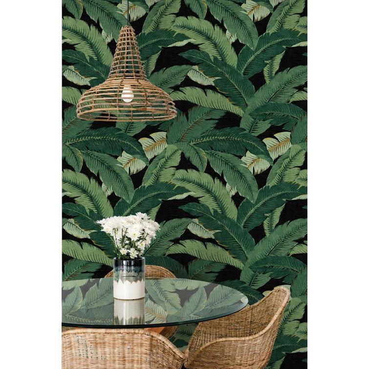 Tommy Bahama Swaying Palms 18' L x 20.5" W Peel & Stick Wallpaper Roll