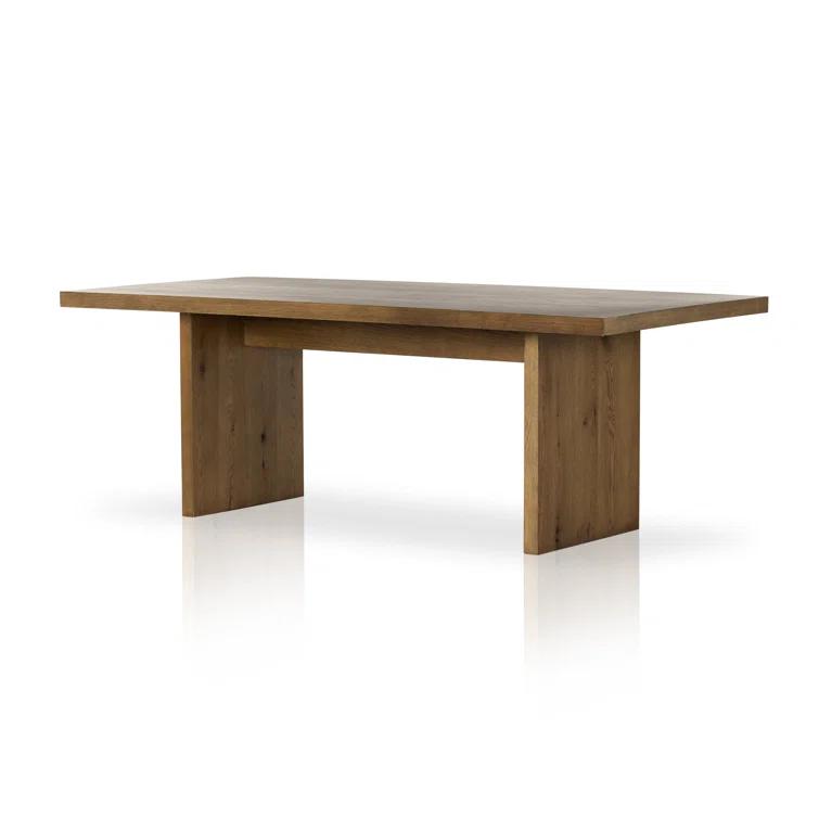 Eaton Reclaimed Wood Contemporary 84" Rectangular Dining Table