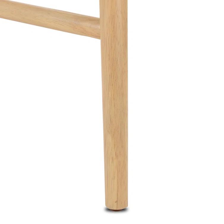 Oak Wood Saddle Bar & Counter Stools