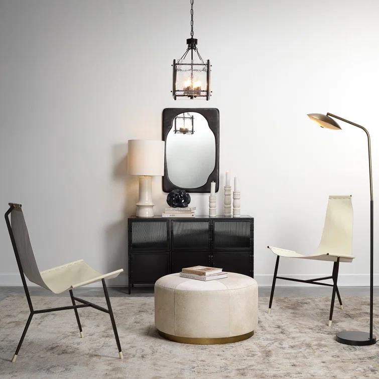 Jamie Young Company Glenn 4 - Light Dimmable Square/Rectangle Chandelier