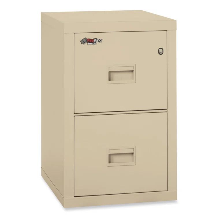 Turtle Fireproof 17.75'' Wide 2 -Drawer Steel File Cabinet