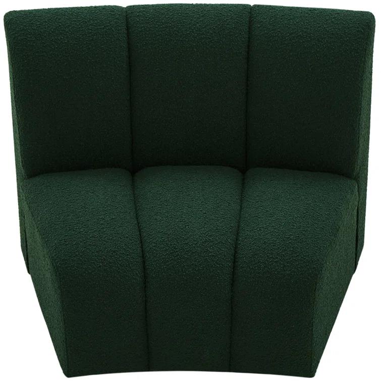 Everly Quinn Izen 43" W Boucle Fabric Modular Chair