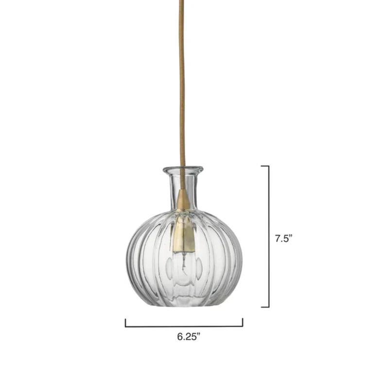 Latham Glass Pendant (7")