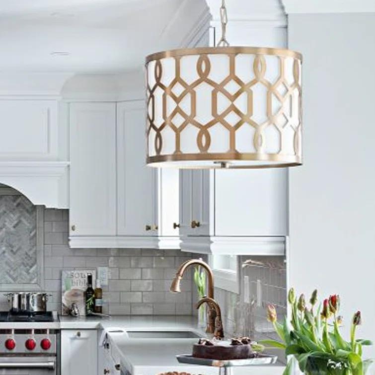Crystorama Lighting Jennings 5 - Light Pendant in  Aged Brass