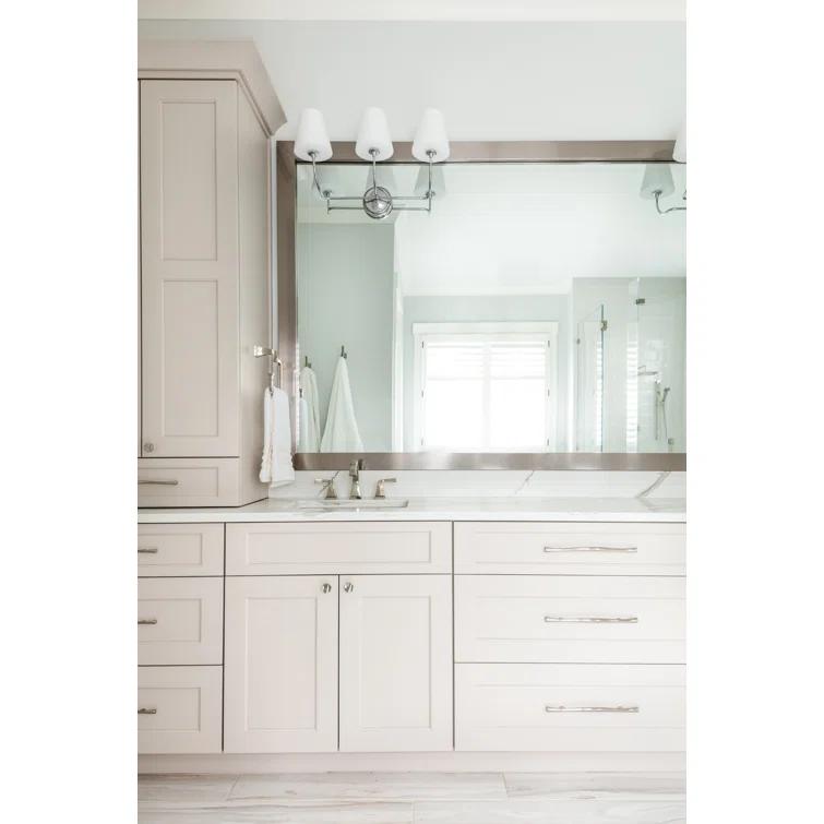 3 Light Bath Vanity In Classic Style 23.25 Inches Wide By 13.25 Inches High-Polished Chrome Finish Crystorama Lighting 2443-Op-Ch