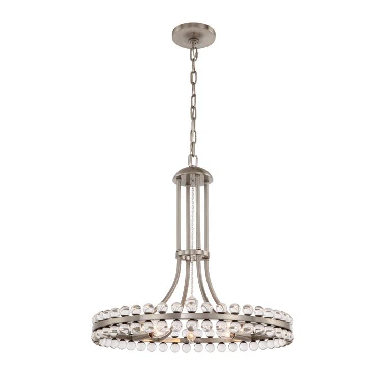 Crystorama Lighting - Eight Light Chandelier - Chandelier - Clover - Eight Light