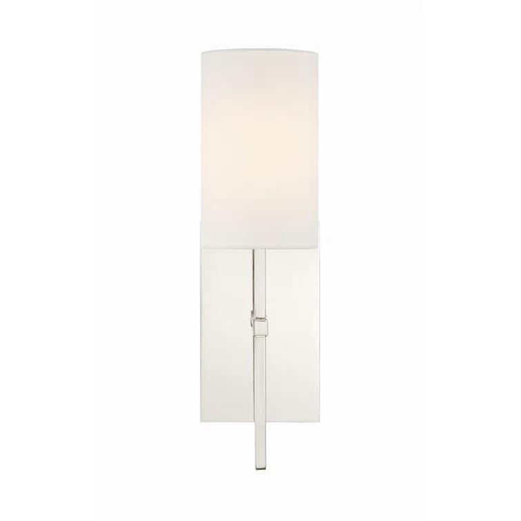 VER-241-PN-Crystorama Lighting-Veronica - One Light Wall Sconce-Polished Nickel Finish