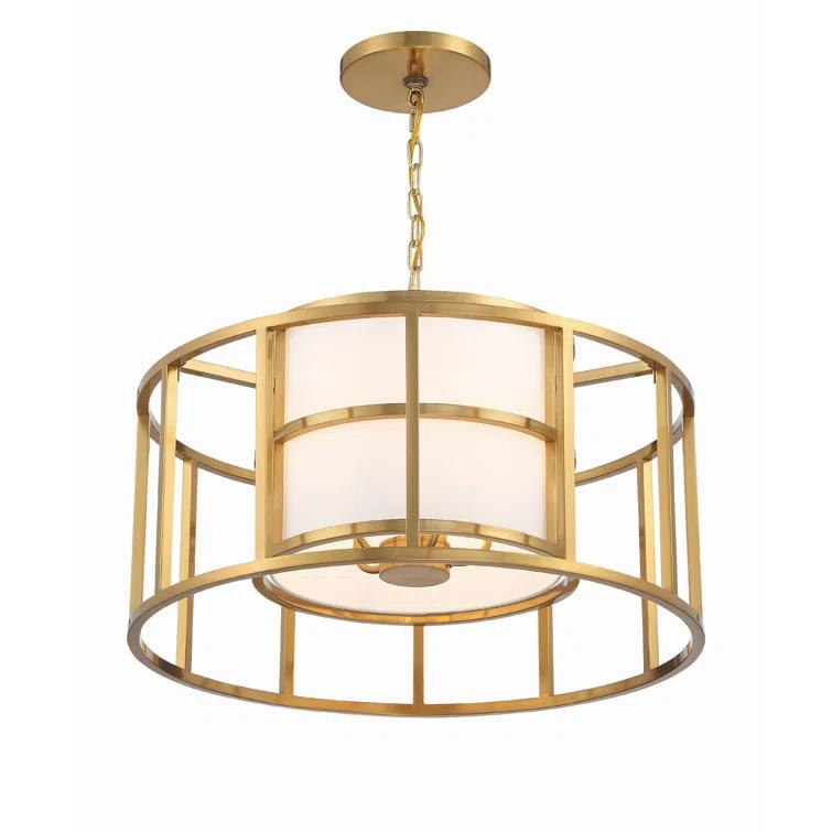 Crystorama Lighting Hulton 5 - Light Chandelier in  Gold